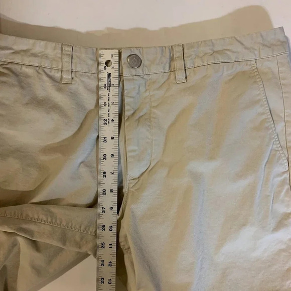 BONOBOS‎ Men's Stretch Washed Cotton Flat Front Chino 9-Inch Shorts Size 35 - Picture 12 of 13